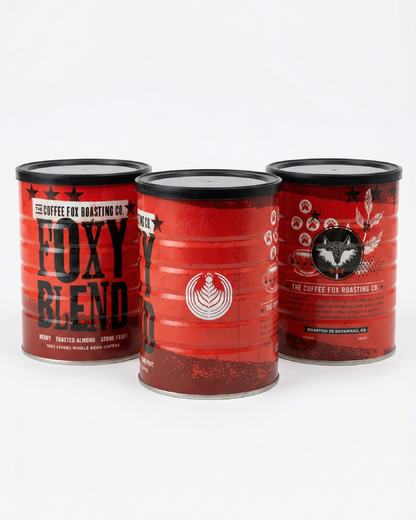 Foxy Blend Vintage Coffee Tin