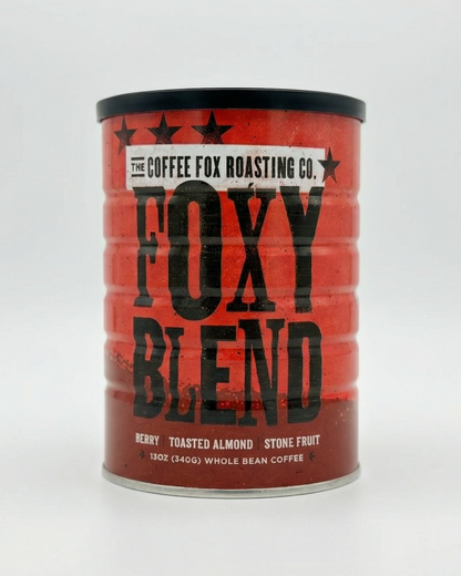 Foxy Blend Vintage Coffee Tin