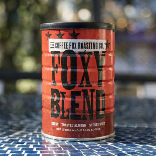 Foxy Blend Vintage Coffee Tin